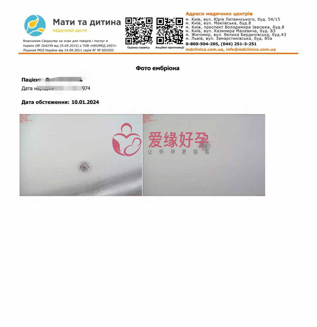 ​哈萨克斯坦代孕代孕代母移植一颗囊胚