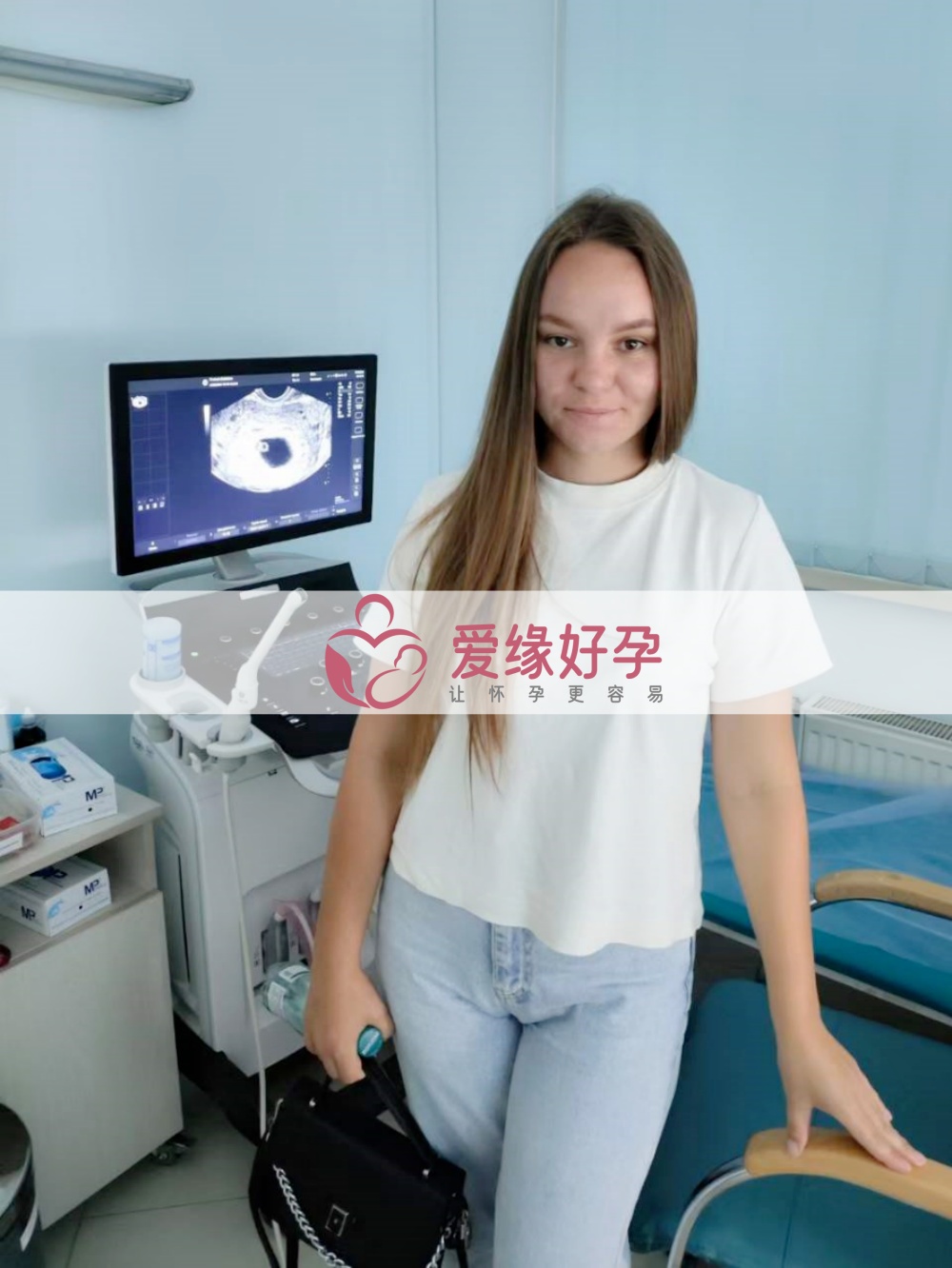 爱缘好孕乌克兰代孕代母第一次B超产检顺利通过