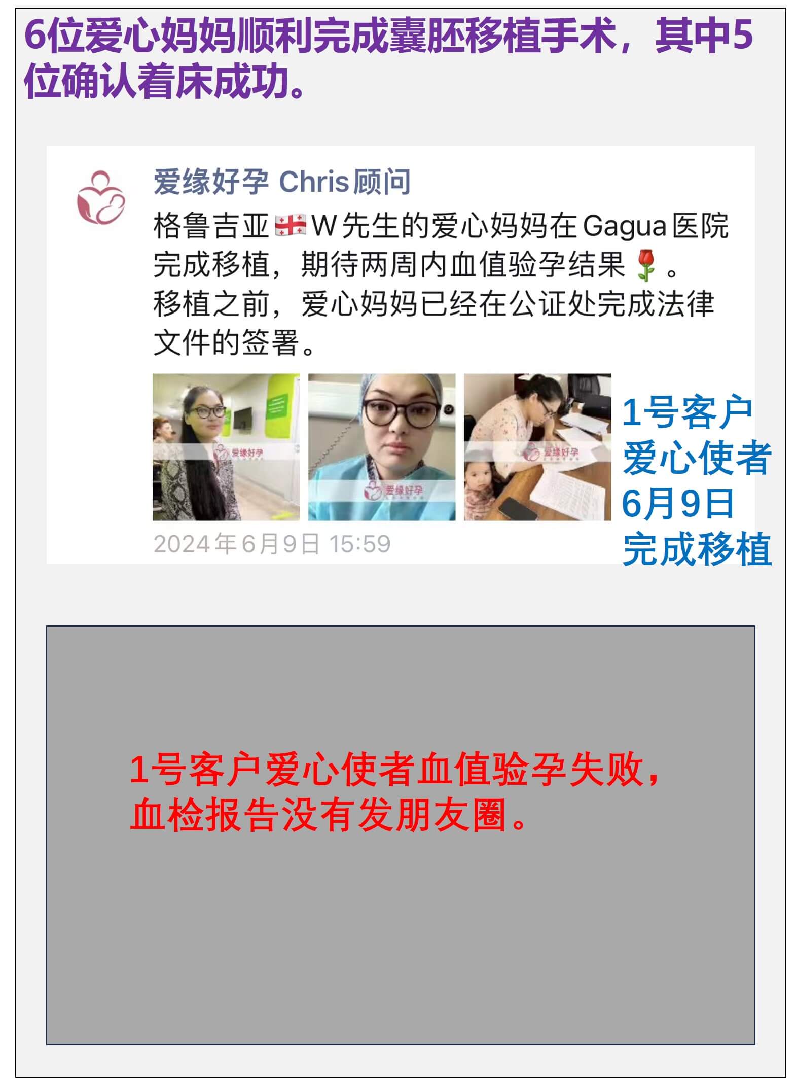 爱缘好孕:格鲁吉亚代孕6月移植着床成功率是多少呢？