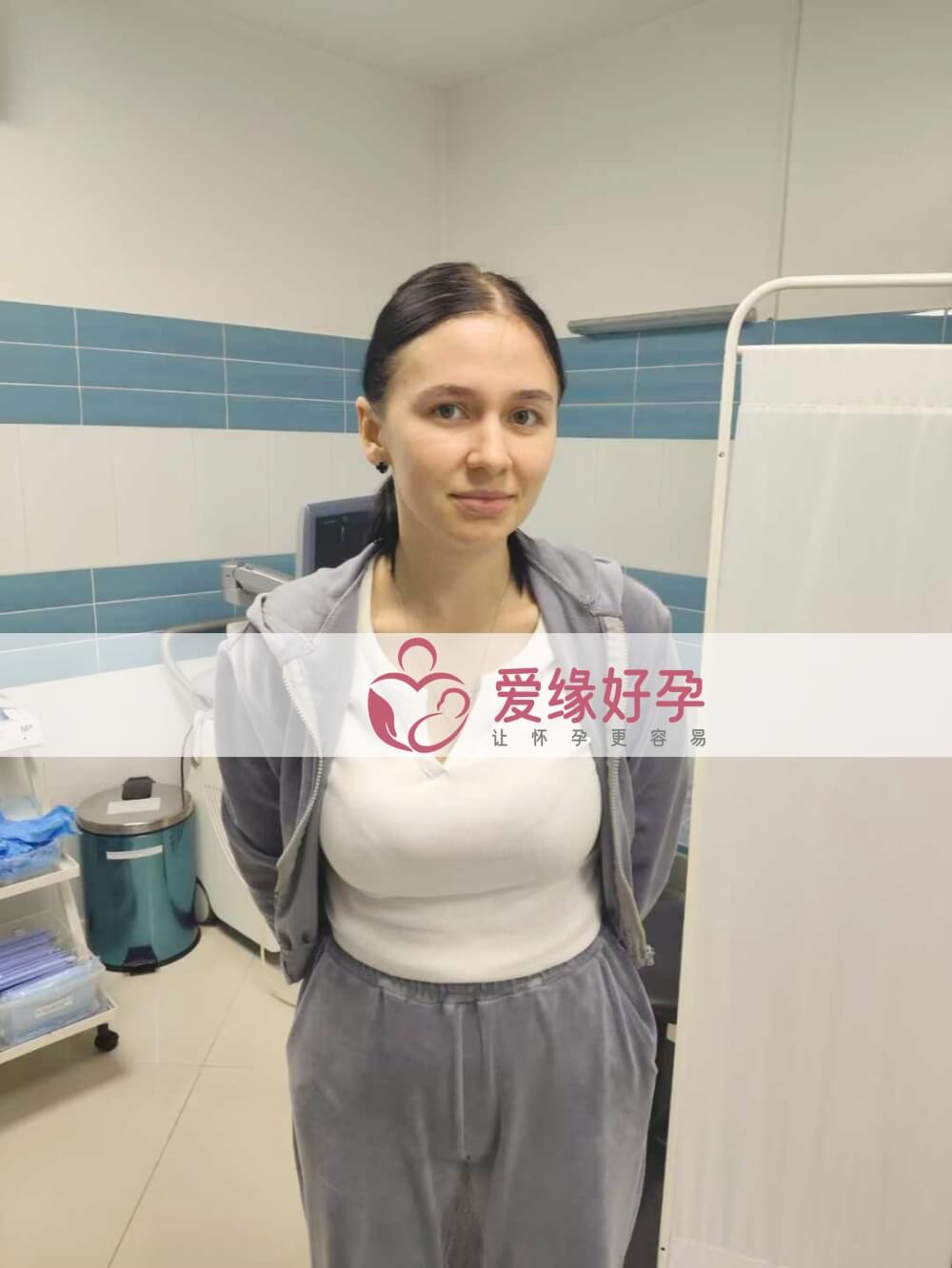 爱缘好孕乌克兰代孕代母第一次B超产检顺利通过