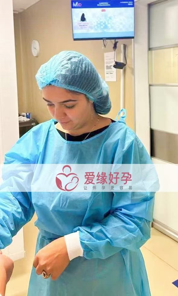 格鲁吉亚代孕代母验孕成功，血值658