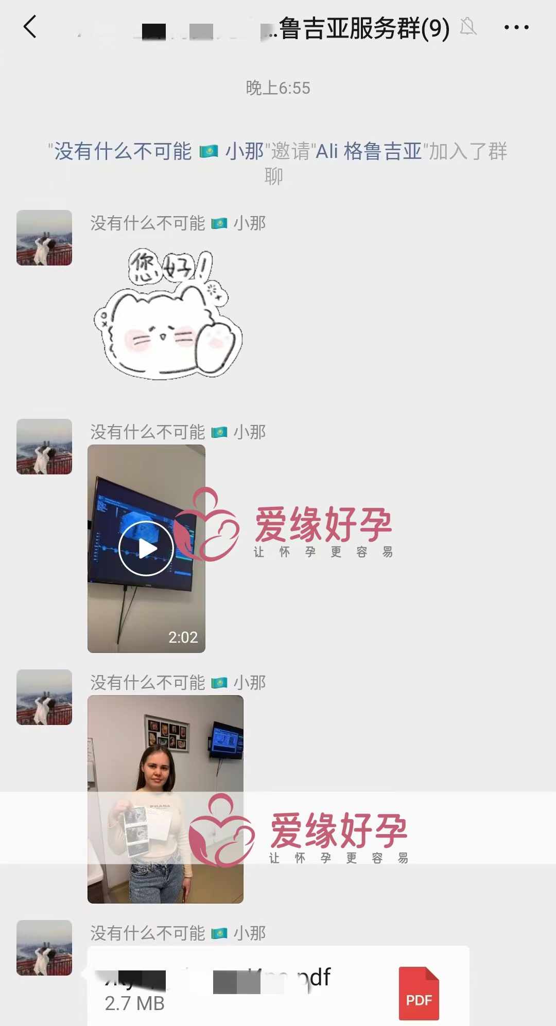 格鲁吉亚代孕代母孕6周产检通过
