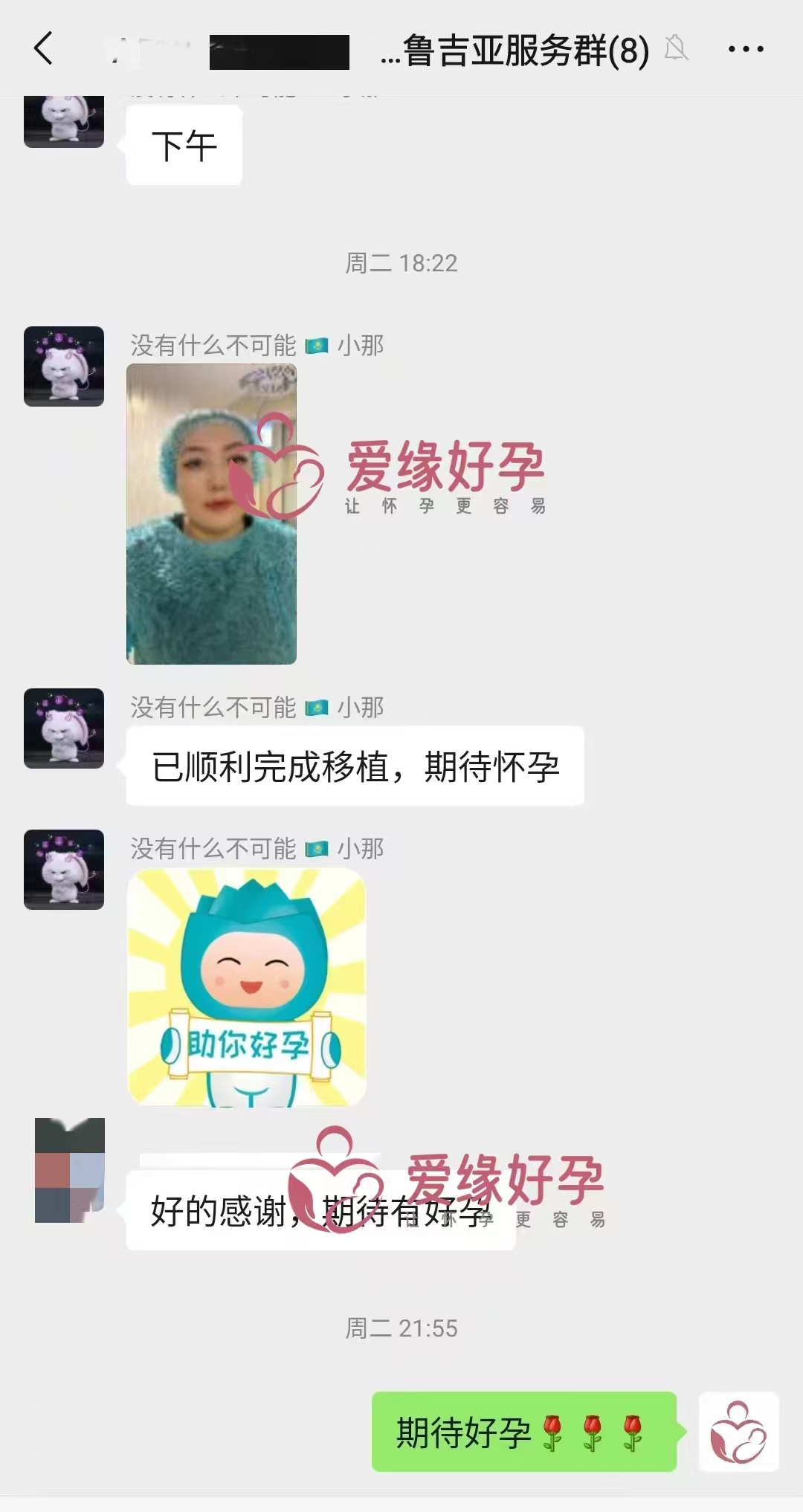 格鲁吉亚代孕代母顺利完成移植