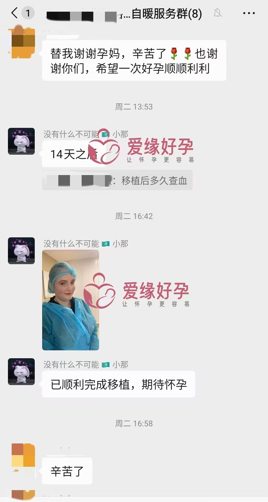 格鲁吉亚代孕代母顺利完成移植