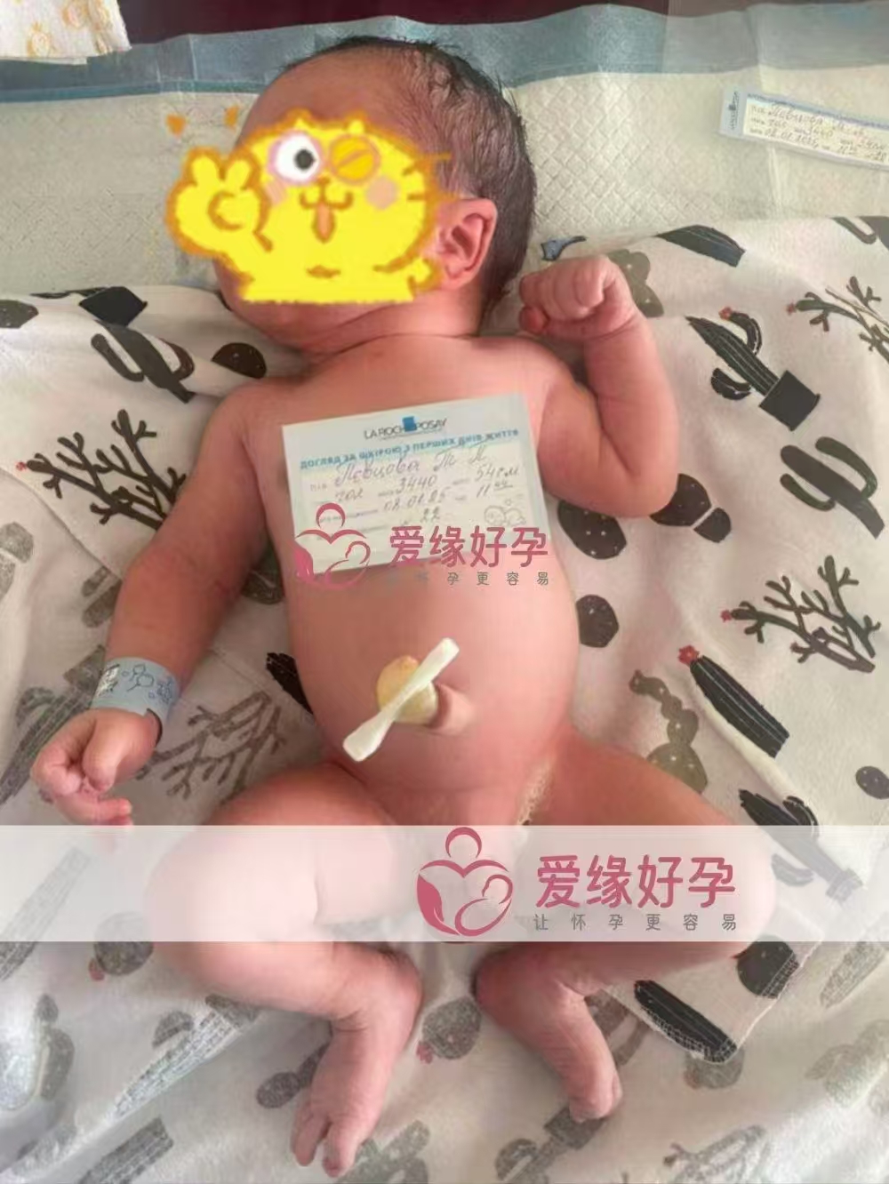 乌克兰代孕代母顺产一枚小王子
