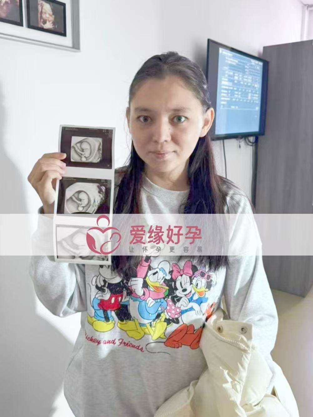 格鲁吉亚代孕代母9周产检顺利通过
