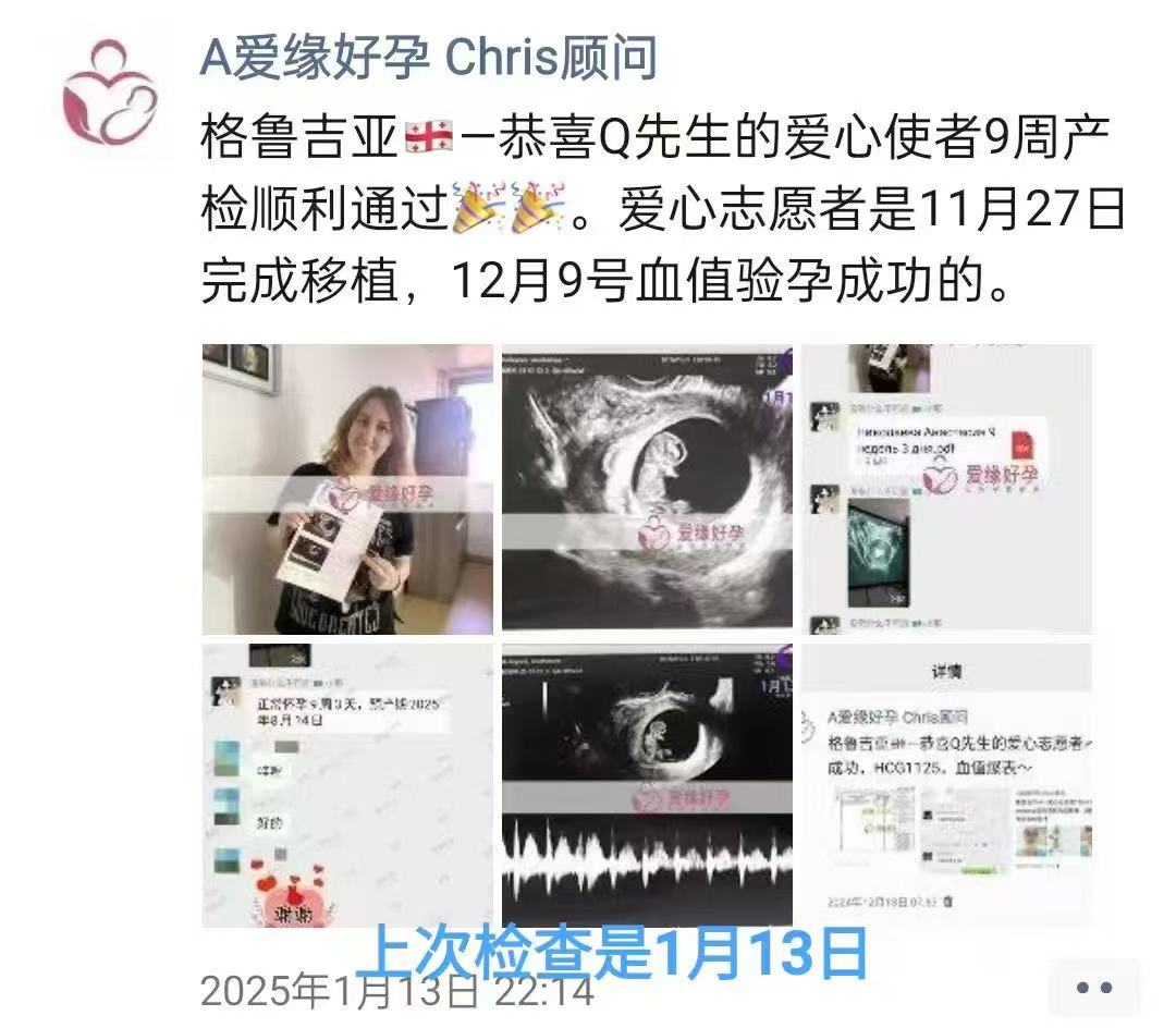 格鲁吉亚代孕代孕代母成功度过风险期