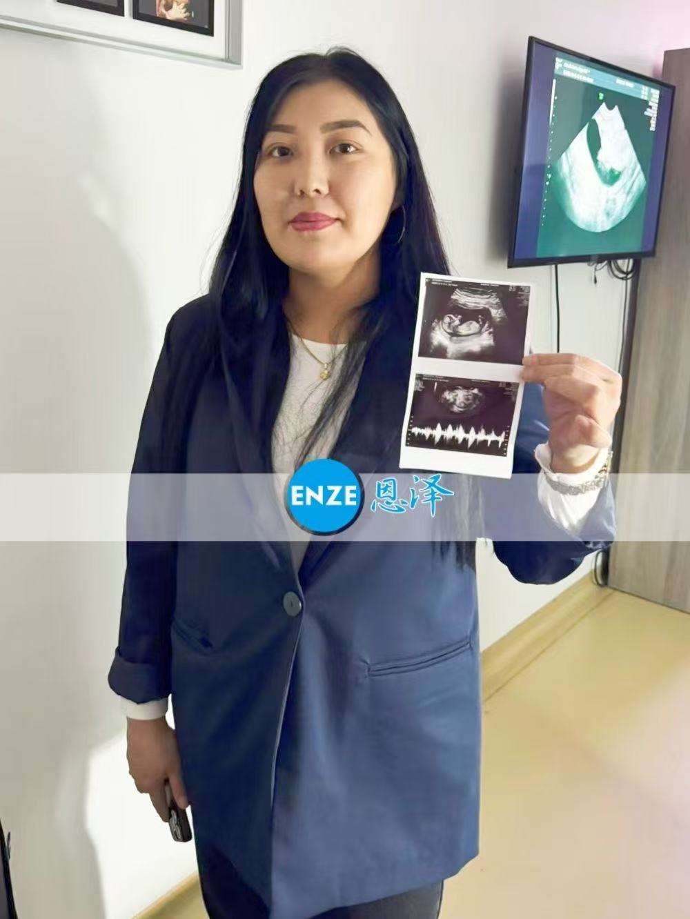 格鲁吉亚代孕代母12周产检通过，平稳度过风险期