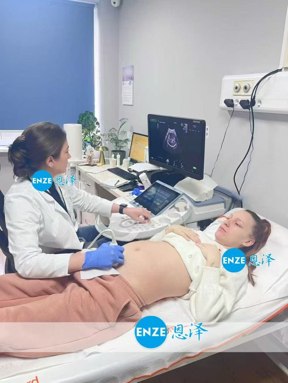 格鲁吉亚代孕代孕代母32周产检顺利通过