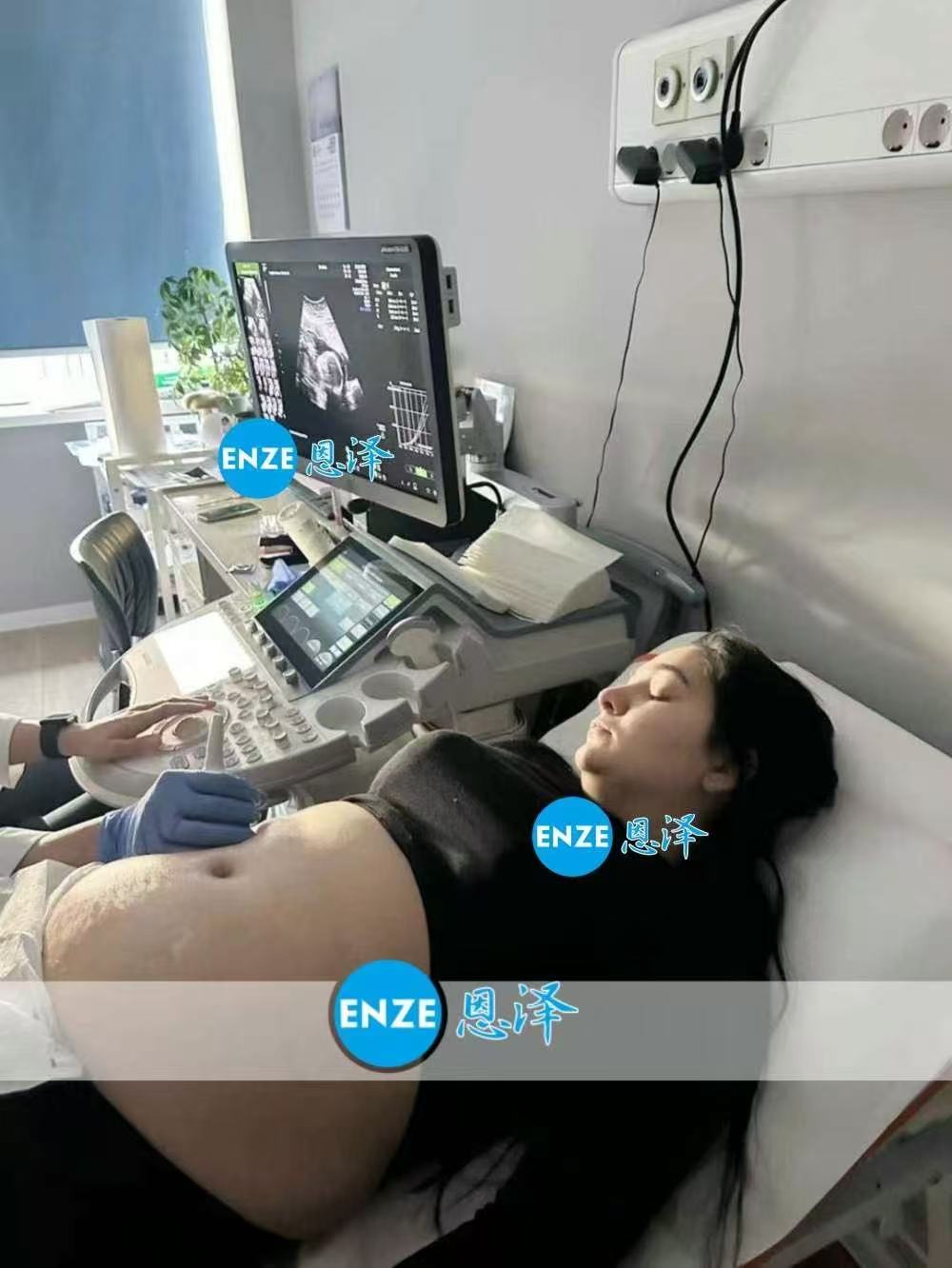 格鲁吉亚代孕代孕代母21周产检顺利通过