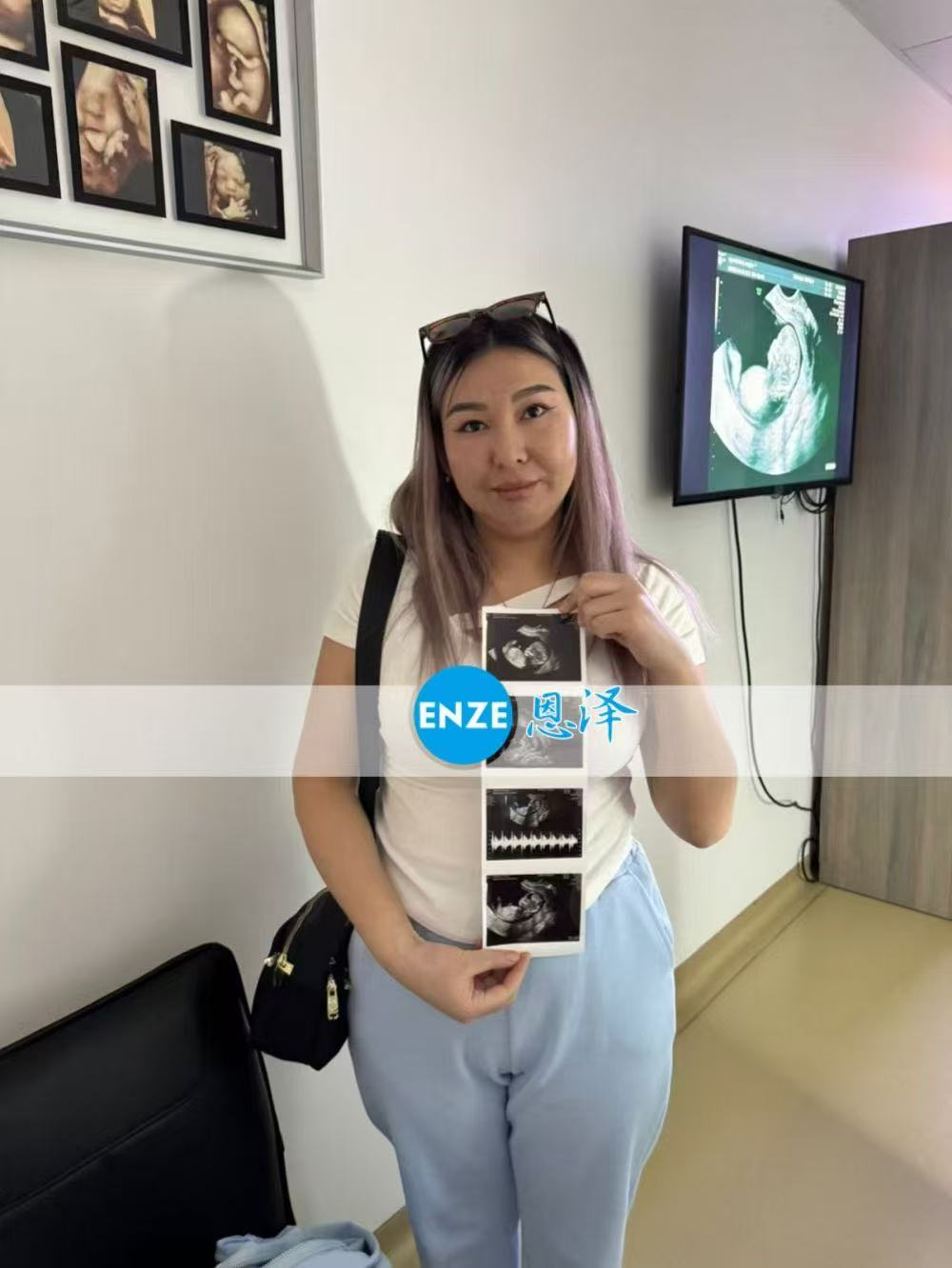 格鲁吉亚代孕代孕代母通过12周产检，正式进入稳定期