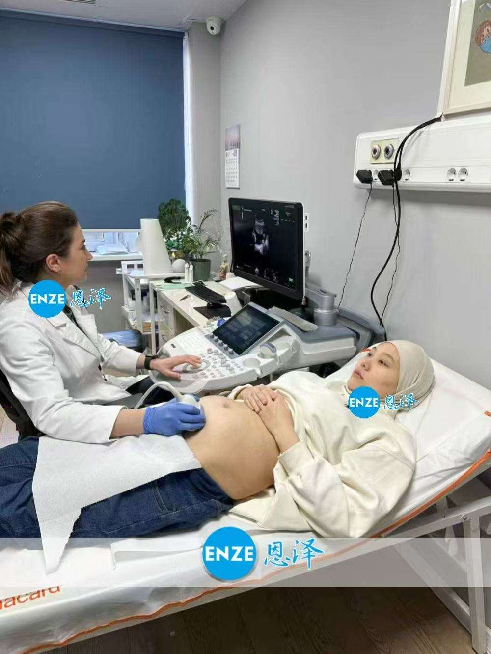 格鲁吉亚代孕代母22周产检顺利通过