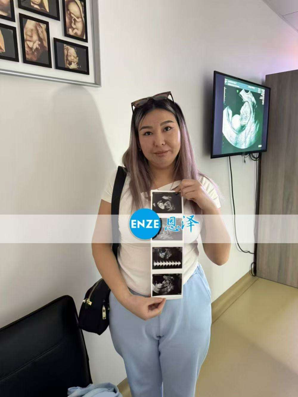 格鲁吉亚代孕代母通过12周产检，正式进入稳定期