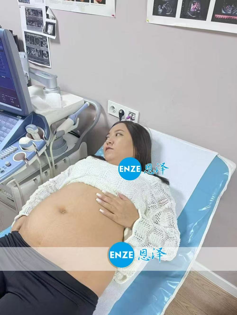 格鲁吉亚代孕代孕代母21周产检顺利通过