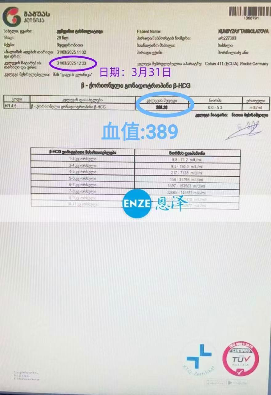 格鲁吉亚代孕代孕代母顺利着床