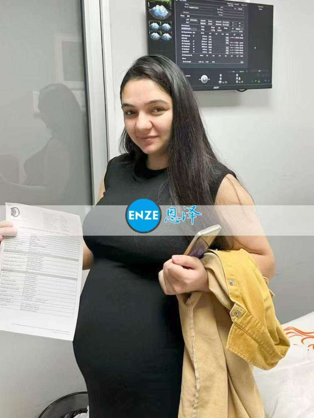 格鲁吉亚代孕代母26周产检顺利通过