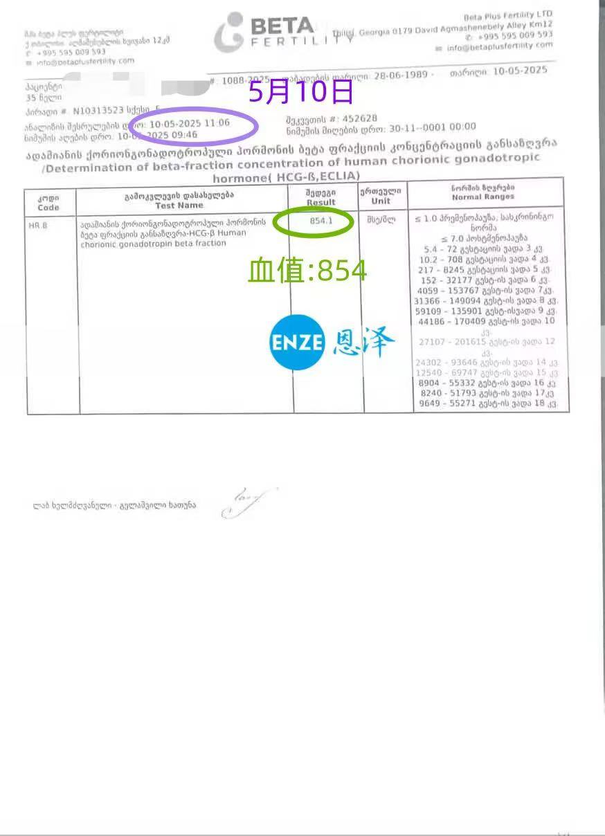 格鲁吉亚代孕代孕代母着床成功