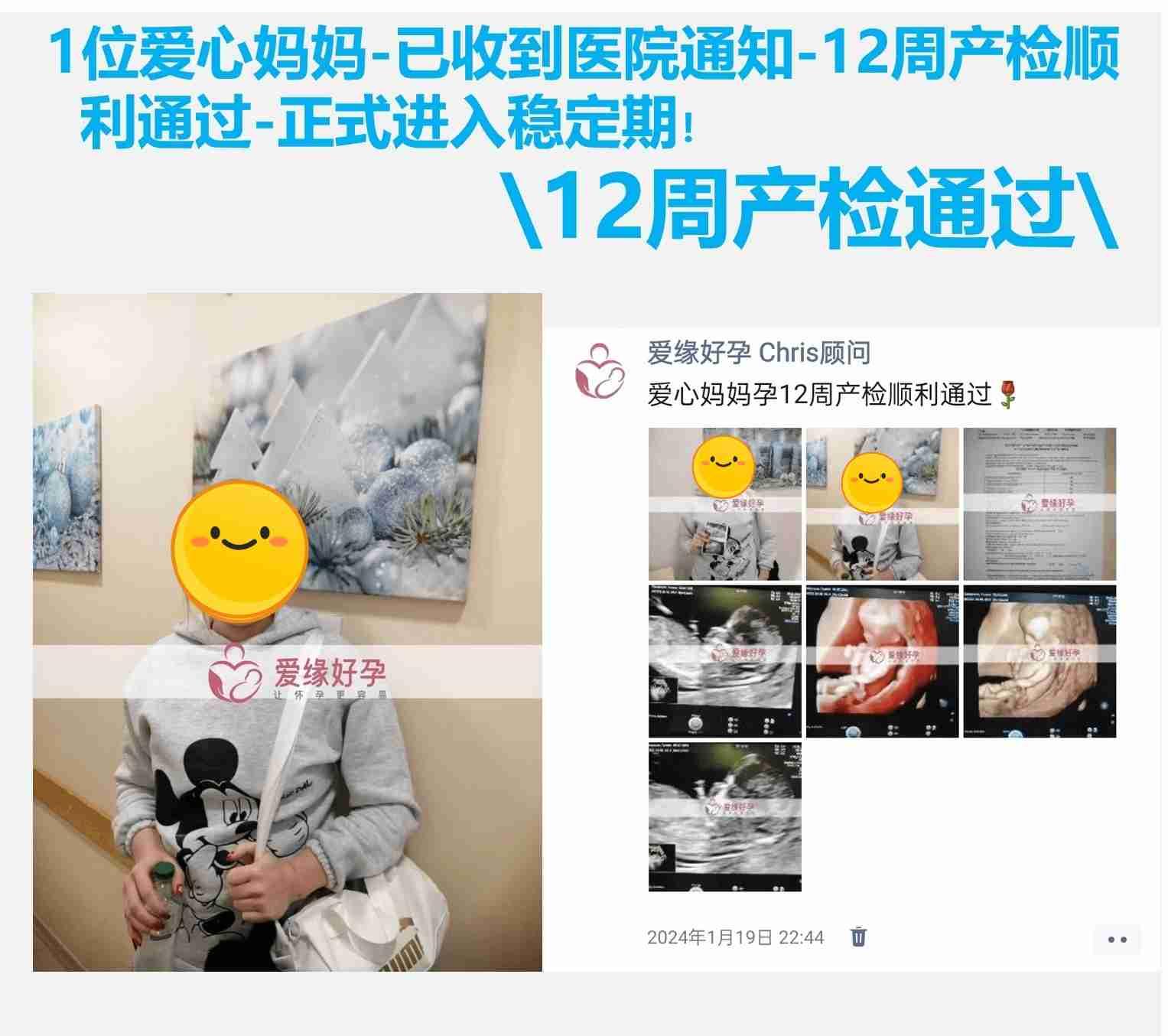 爱缘好孕:1月代孕好孕简报