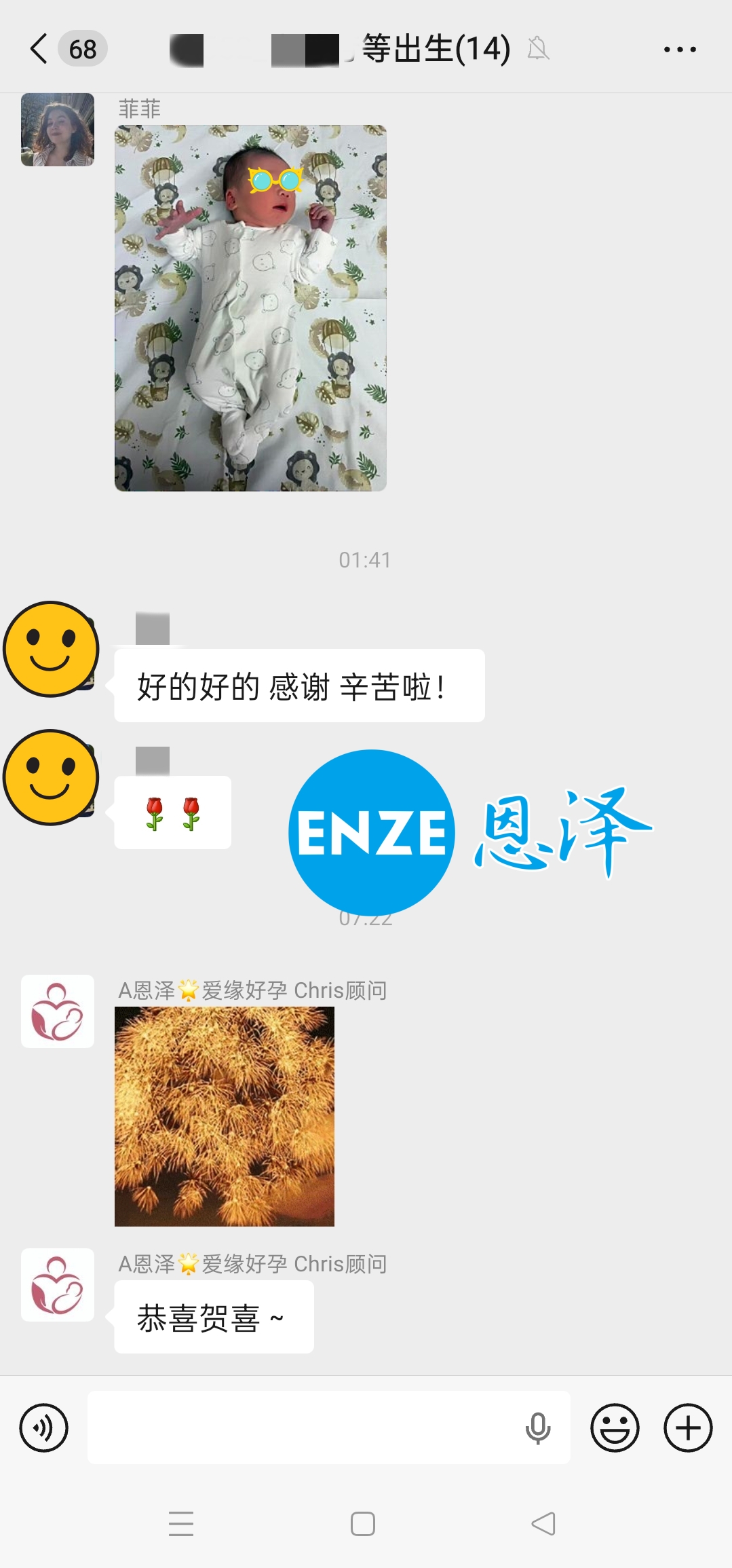 恩泽格鲁吉亚代孕宝宝顺利出生