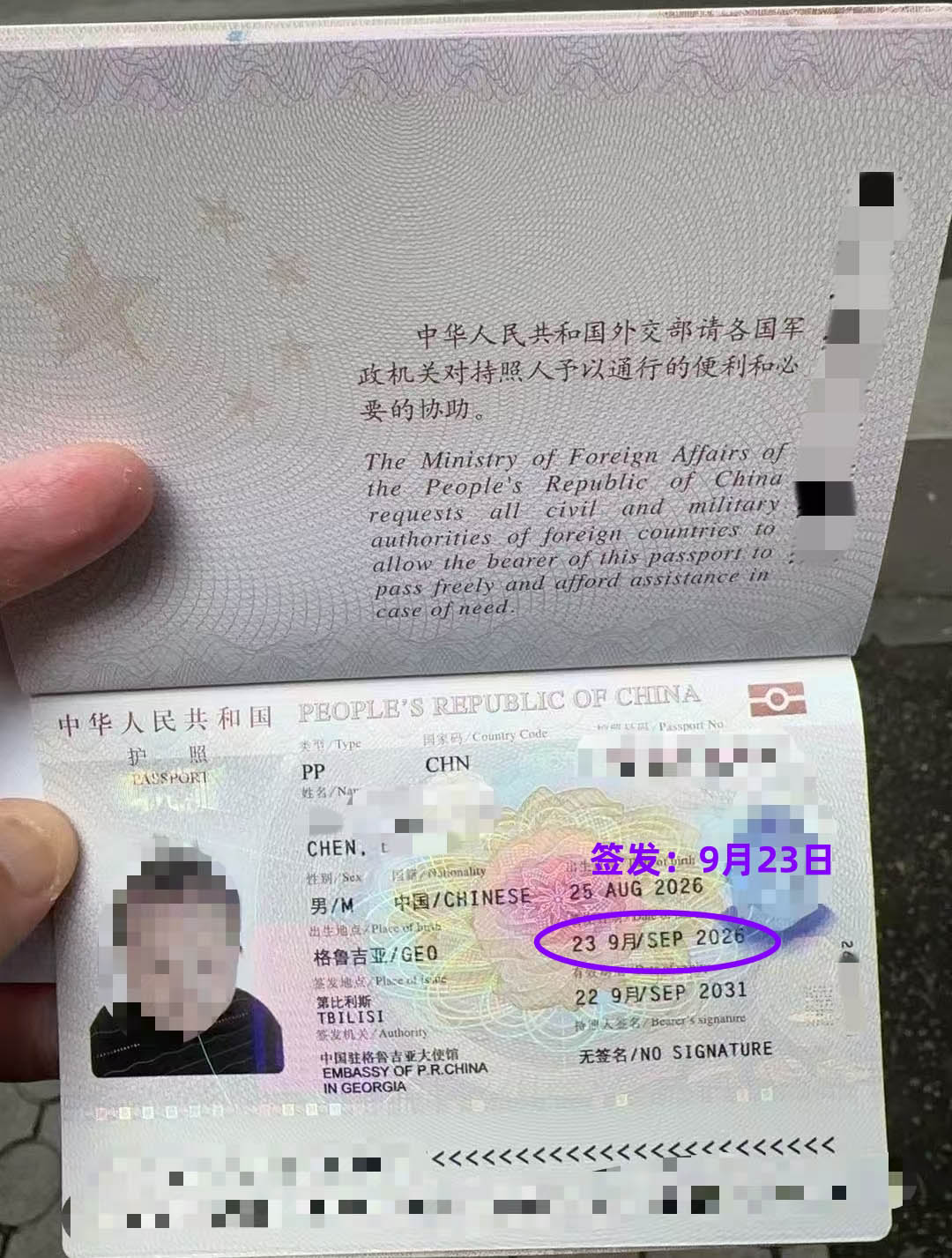 恩泽格鲁吉亚试管婴儿代孕Chen先生捐卵15个月抱娃