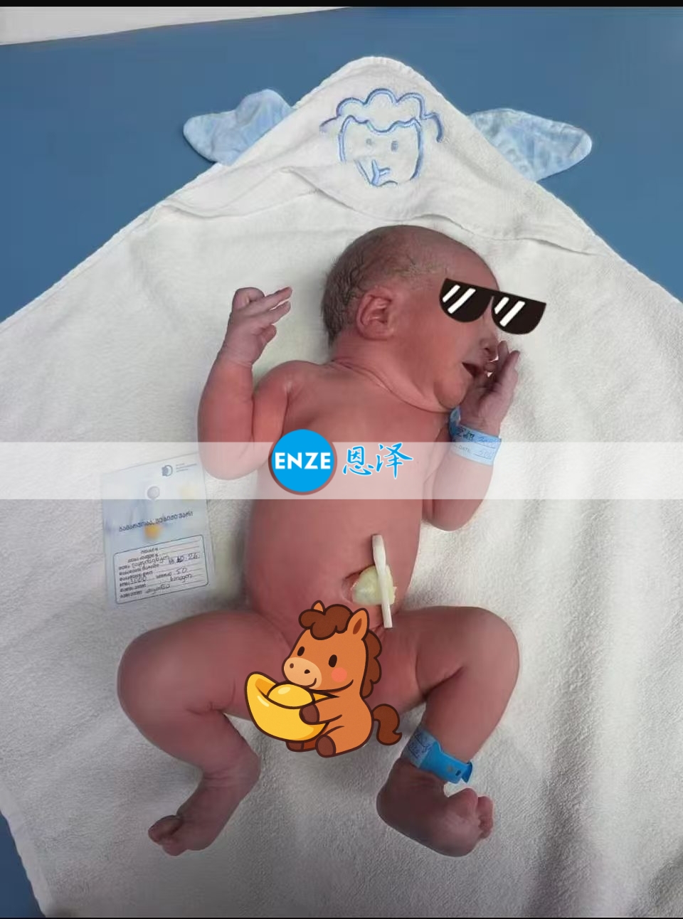 恩泽格鲁吉亚代孕宝宝顺利出生